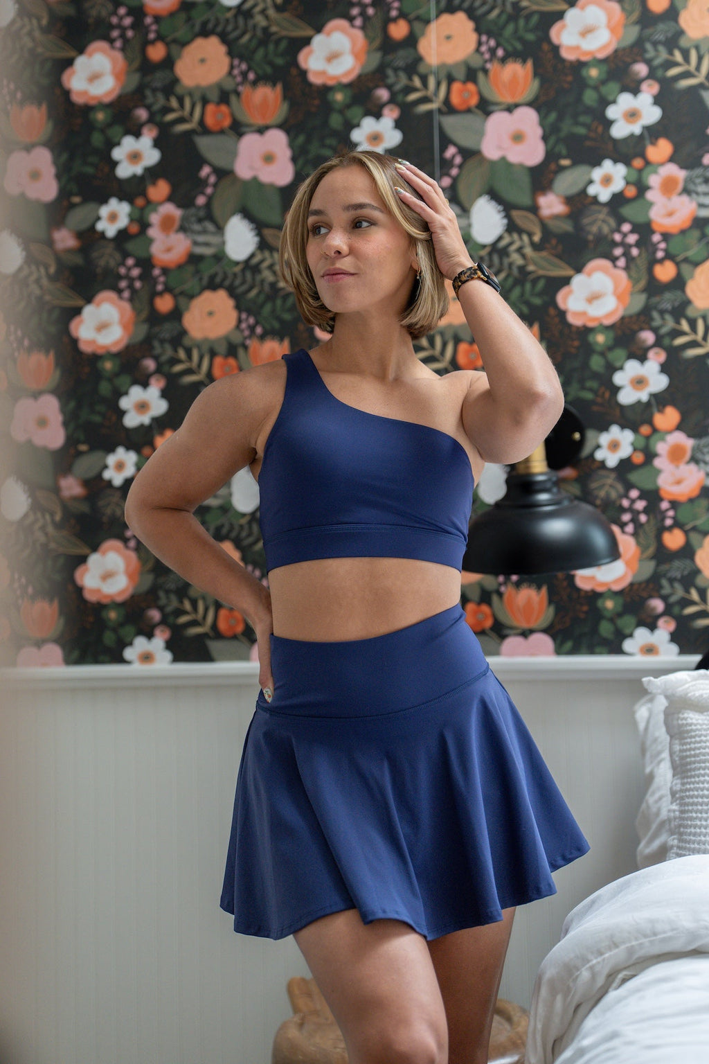 GRAVITY rise asymmetrical sports bra - FlexHer
