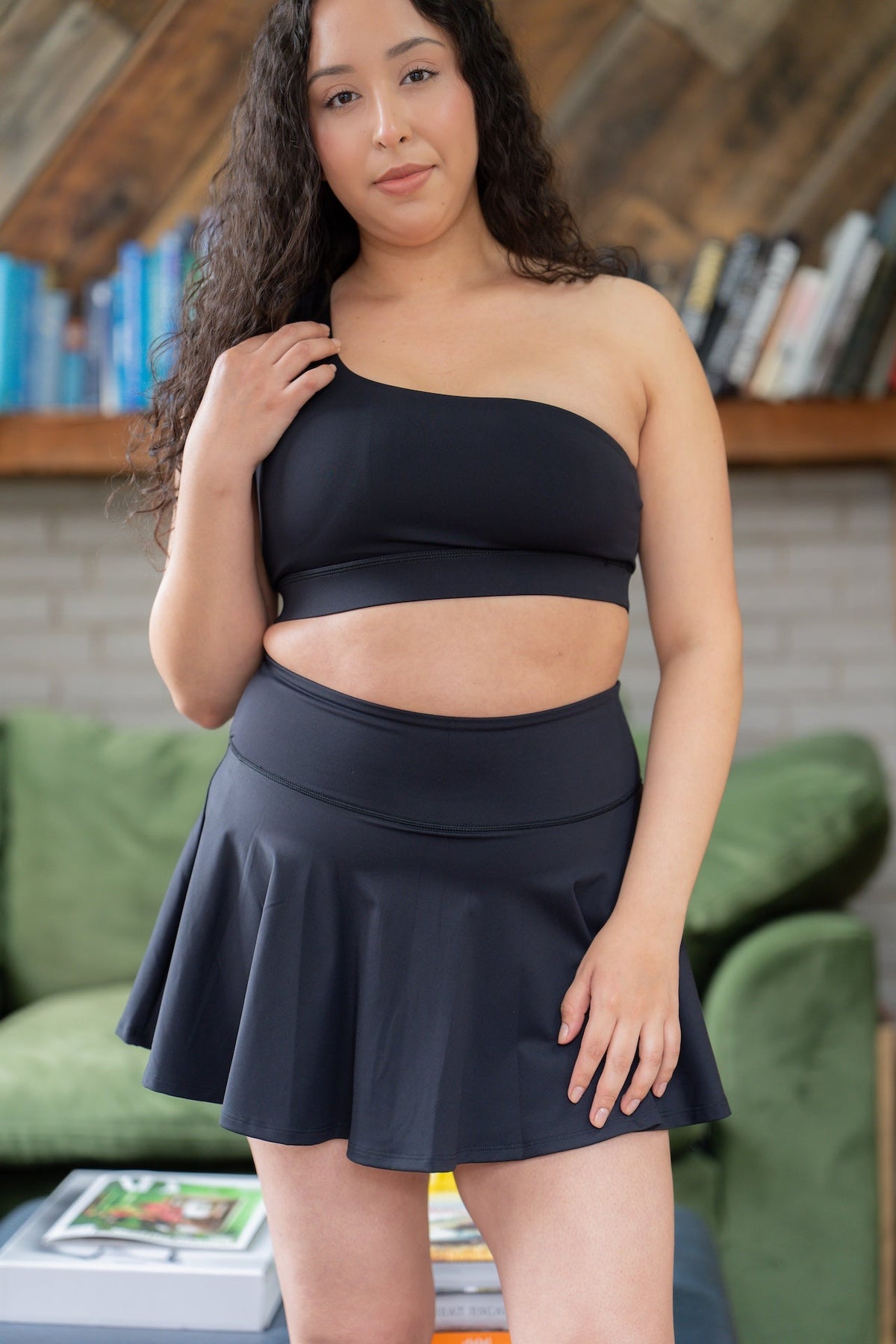 GRAVITY rise asymmetrical sports bra - FlexHer