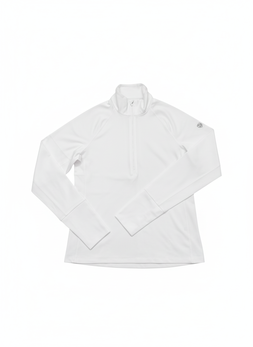 Foudy Mid-Weight Long Sleeve ½ Zip Top - FlexHer
