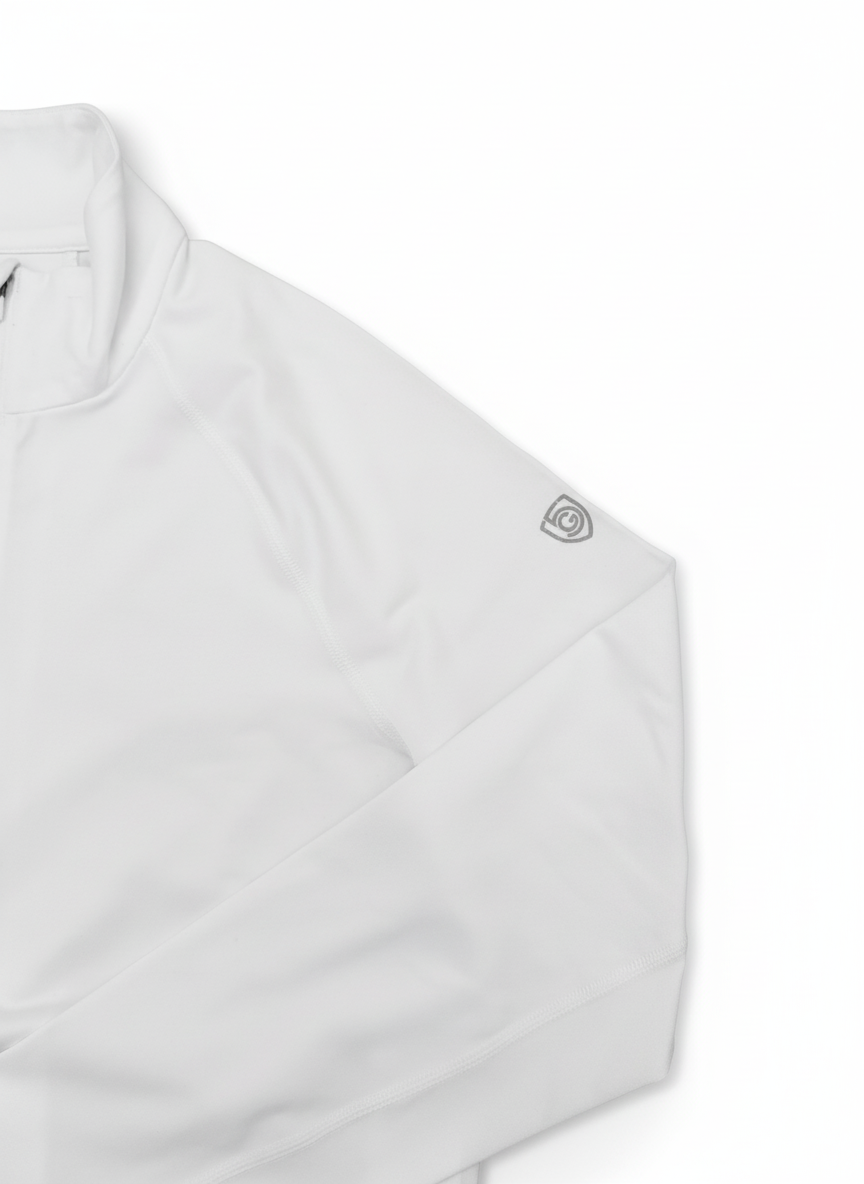 Foudy Mid-Weight Long Sleeve ½ Zip Top - FlexHer