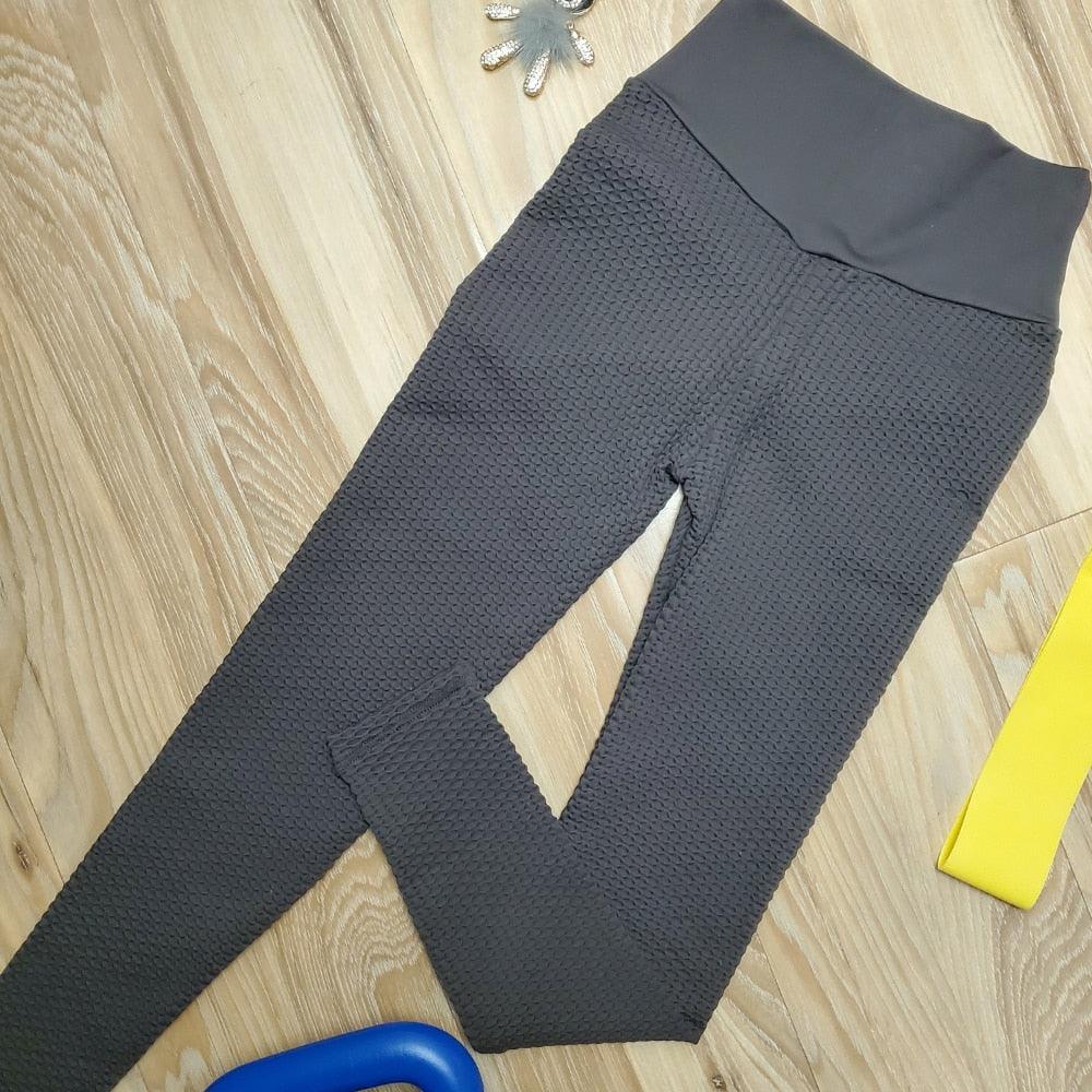 High-Waist Seamless Yoga Leggings