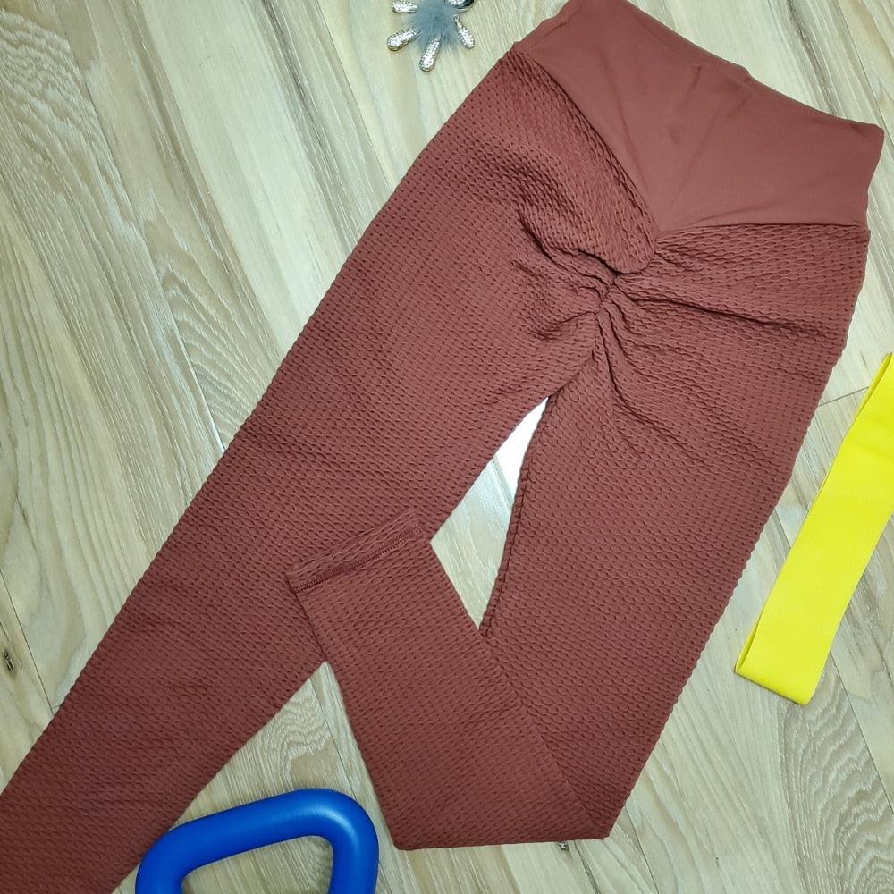 High-Waist Seamless Yoga Leggings
