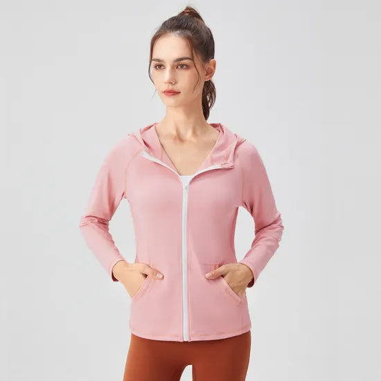 FlexHer Running Jacket side view