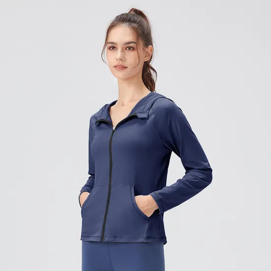 FlexHer Running Jacket back view