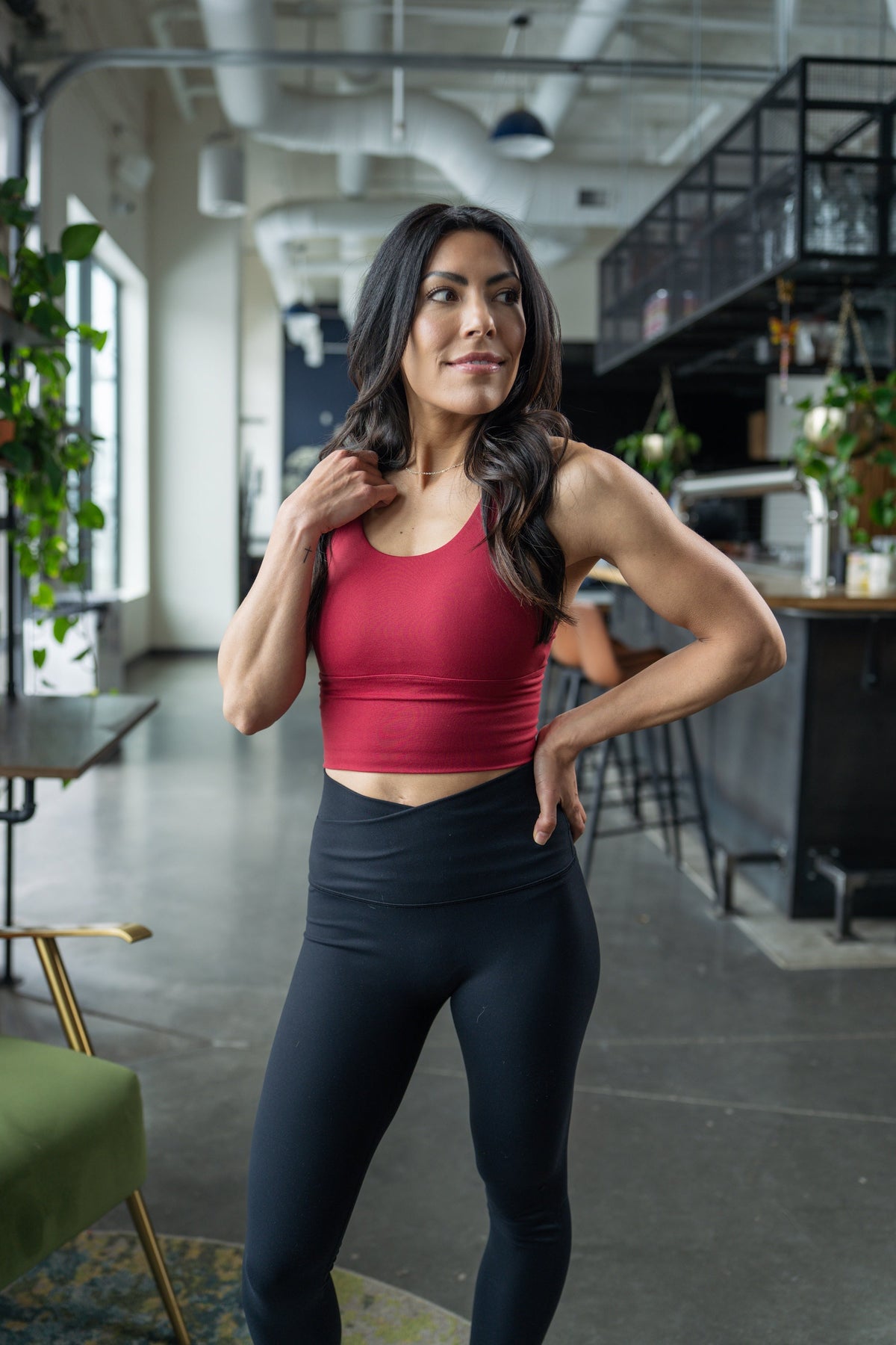 rebellious crop bra - FlexHer