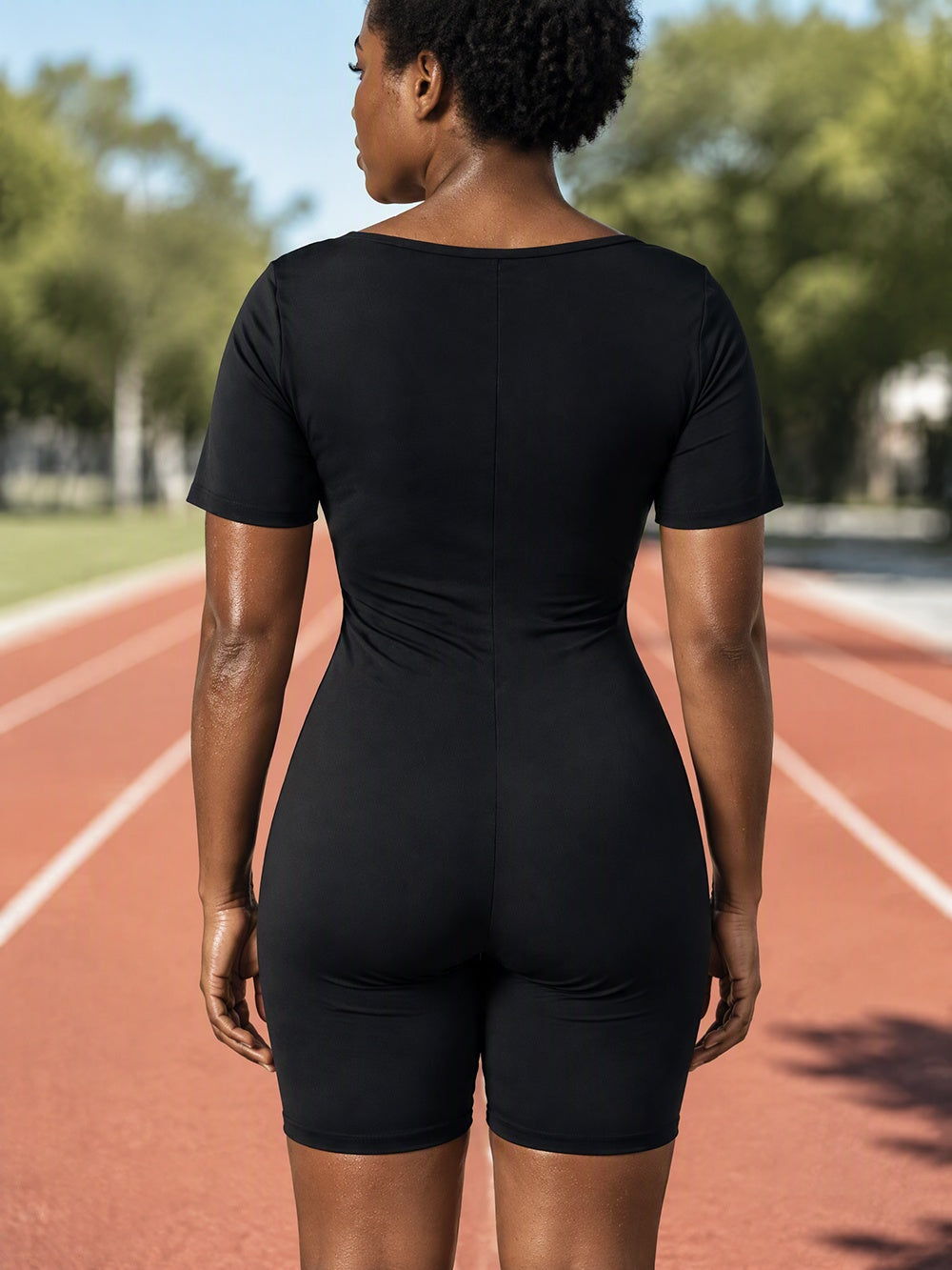 FlexHer heat-retaining workout jumpsuit product image