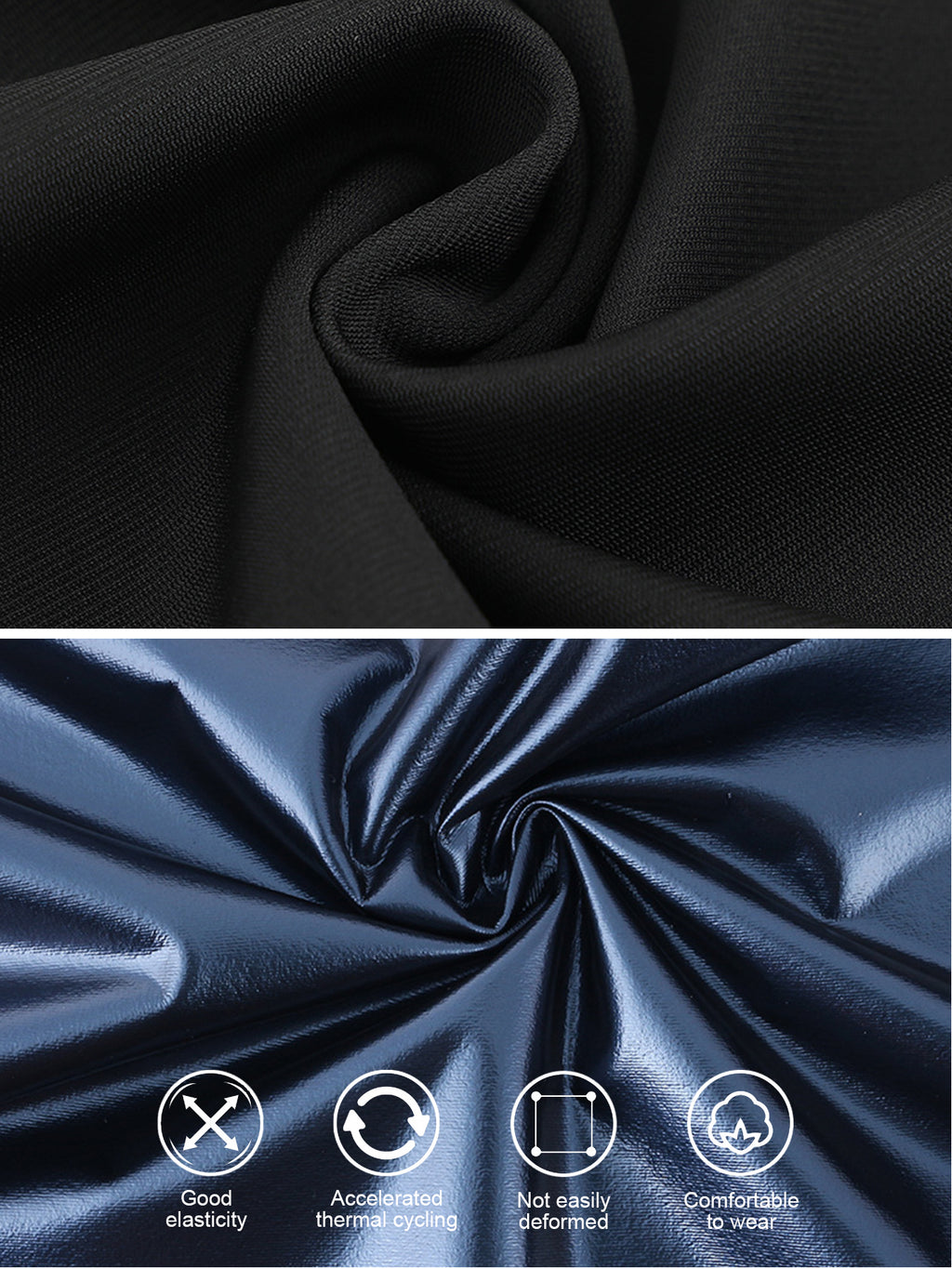 FlexHer sauna jumpsuit workout apparel detail
