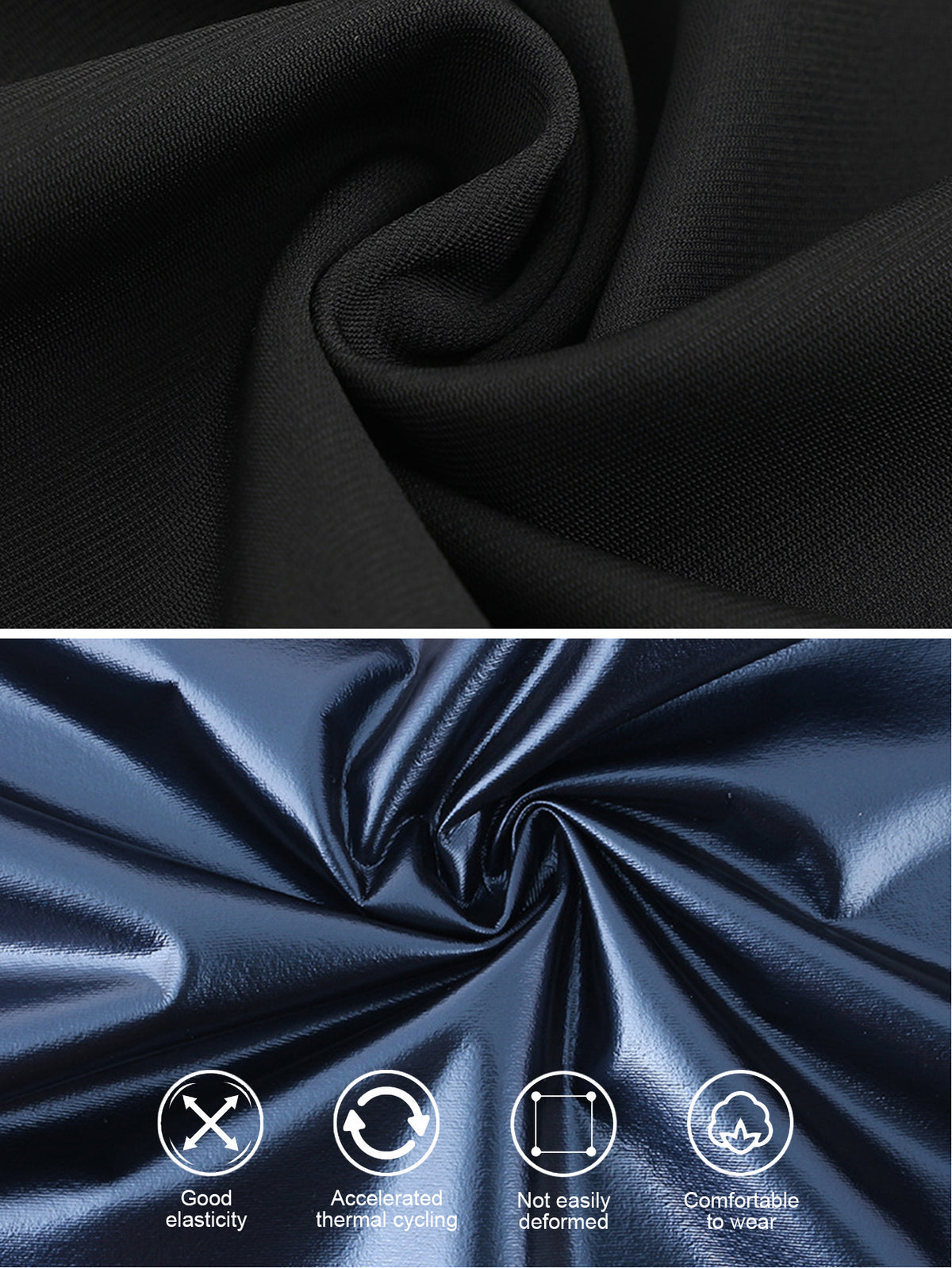 FlexHer sauna jumpsuit workout apparel detail