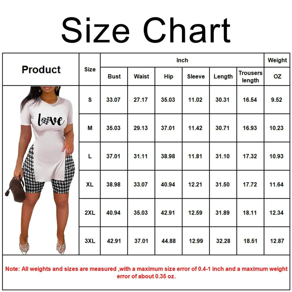 MRSYVES Women's Pullover & High Waist Leggings Set Black Size XXL
