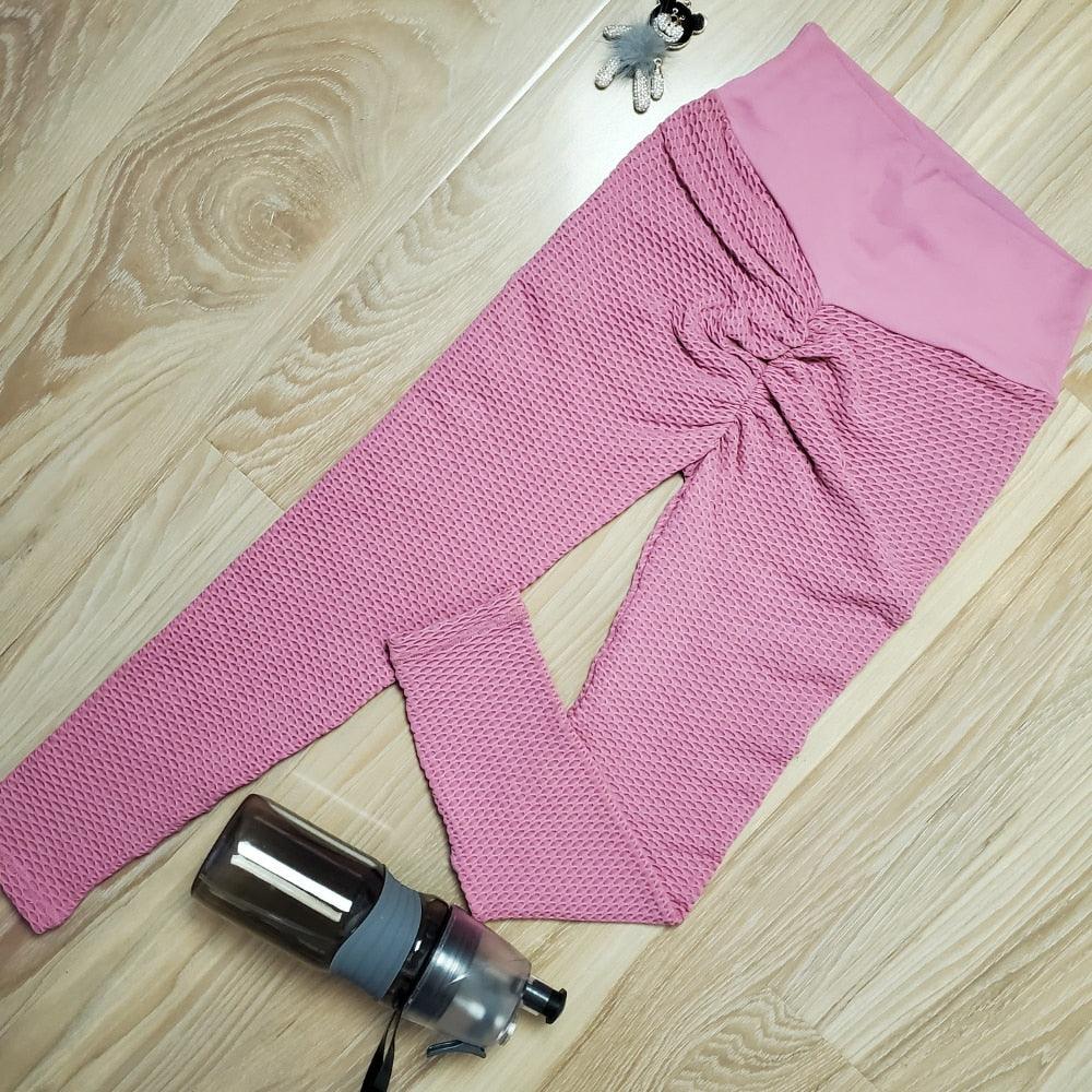 High-Waist Seamless Yoga Leggings