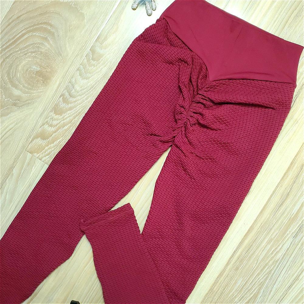 High-Waist Seamless Yoga Leggings