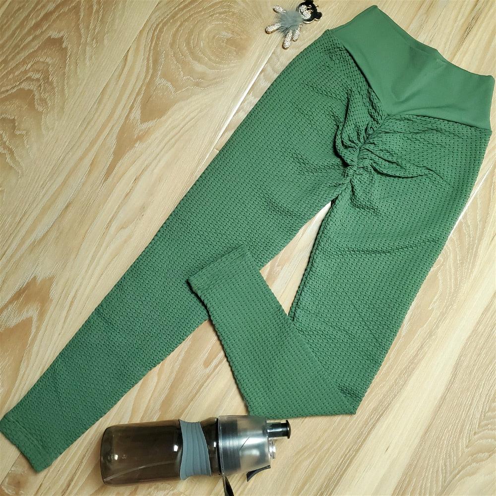 High-Waist Seamless Yoga Leggings