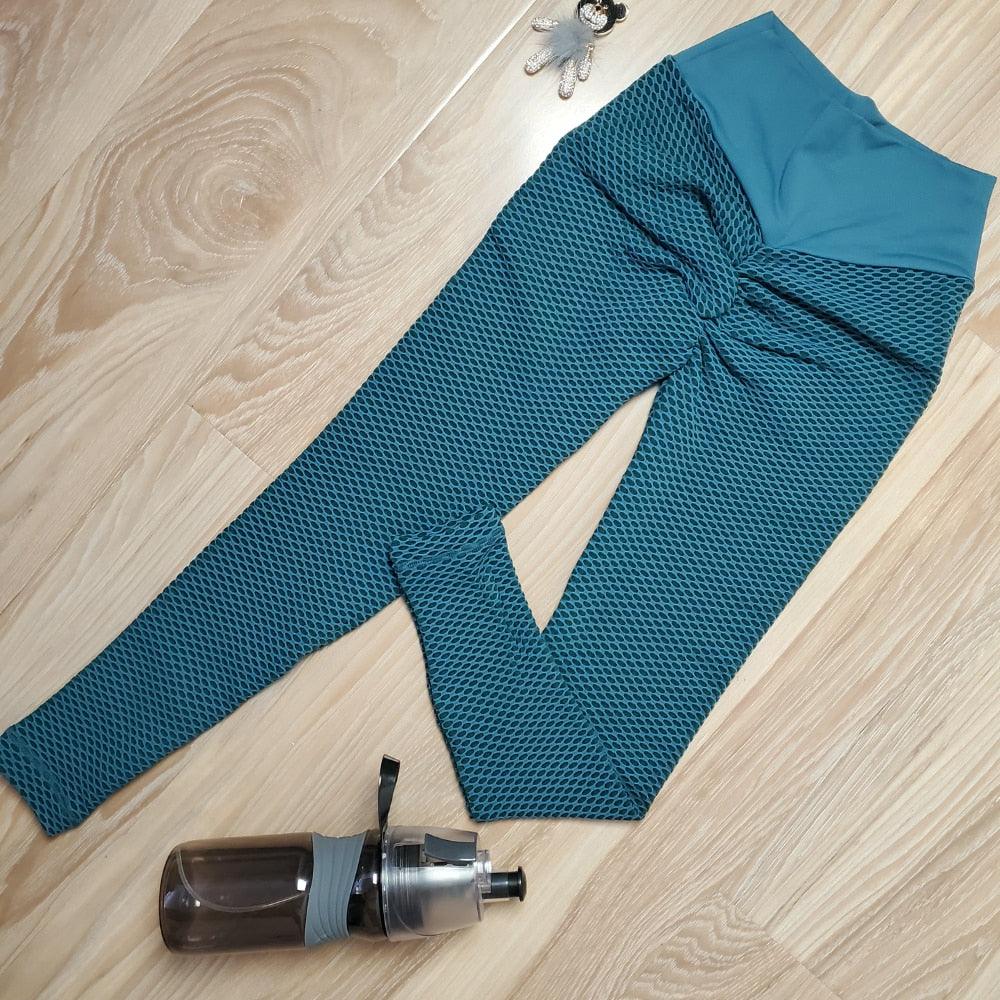 High-Waist Seamless Yoga Leggings