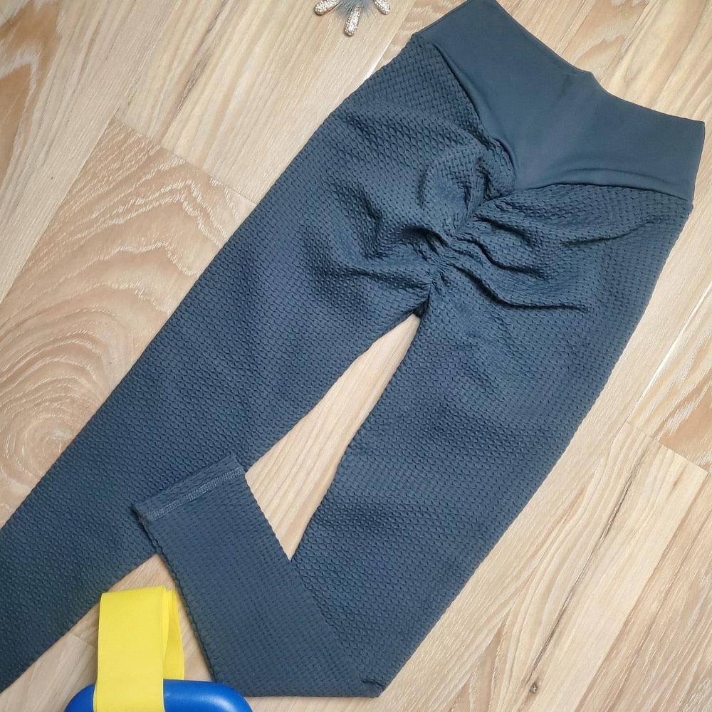 High-Waist Seamless Yoga Leggings