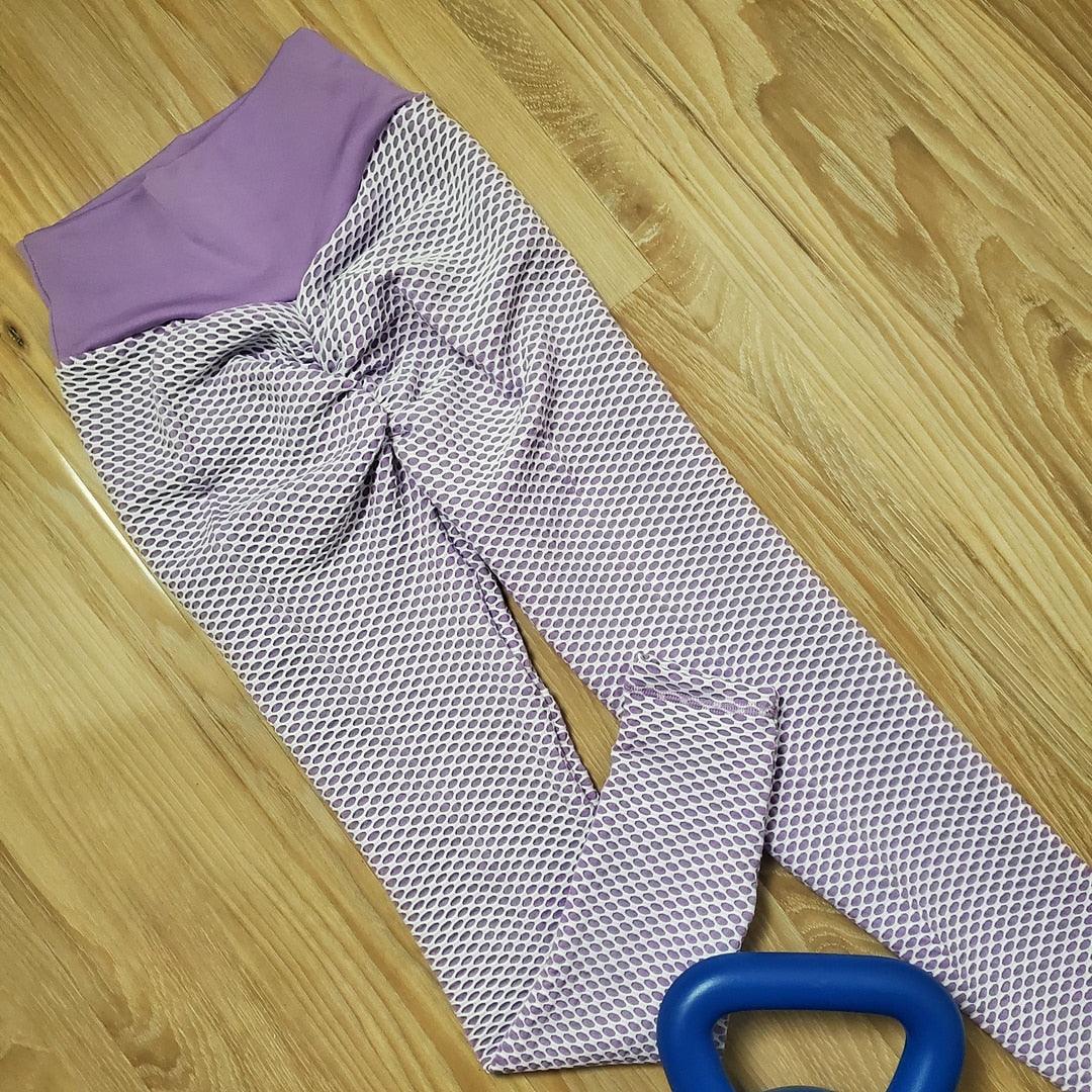 High-Waist Seamless Yoga Leggings