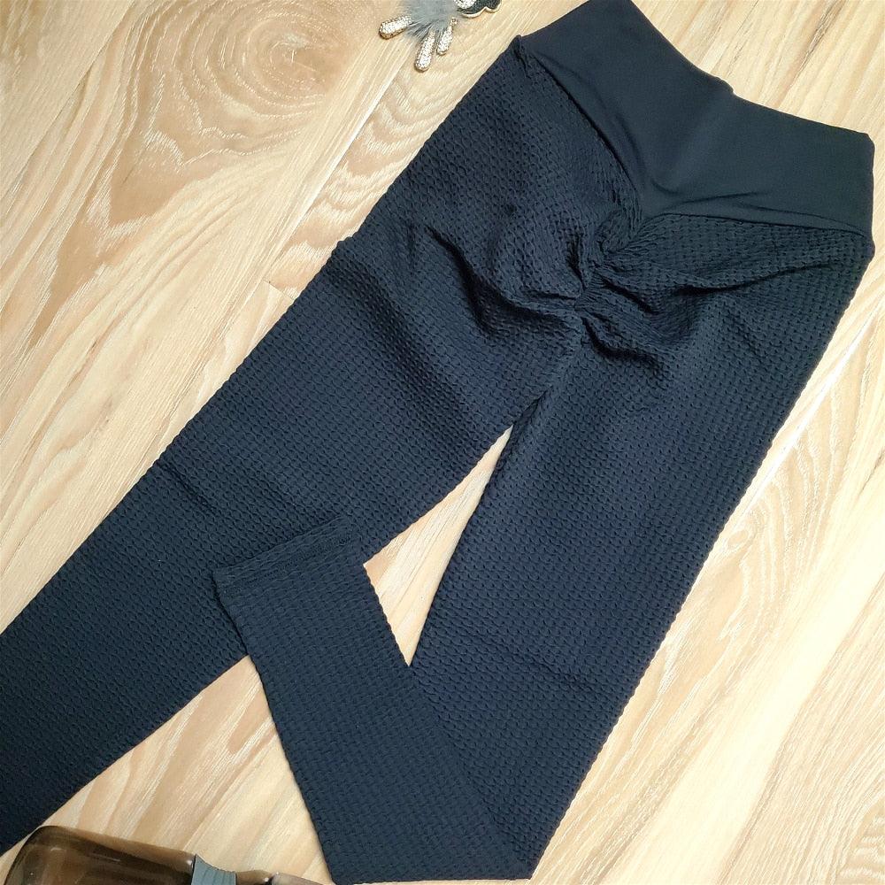 High-Waist Seamless Yoga Leggings