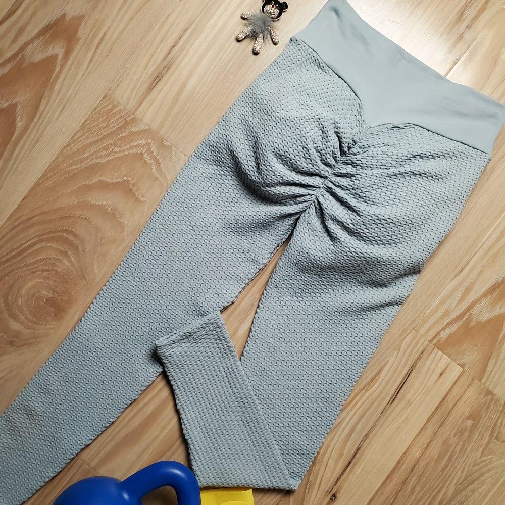 High-Waist Seamless Yoga Leggings