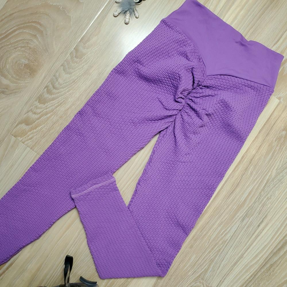 High-Waist Seamless Yoga Leggings